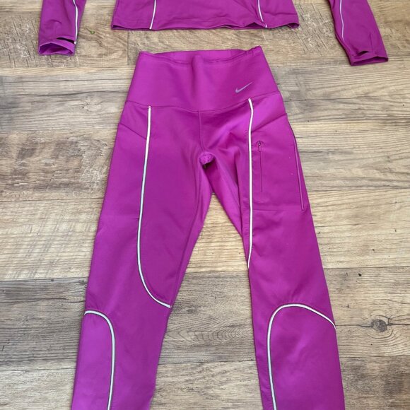 Go HR Reflective 7/8 Tight and matching top - Women's Size SMall - Picture 2 of 9